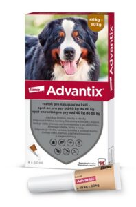 Advantix spot-on pro psy 40‑60 kg (4 × 6 ml)
